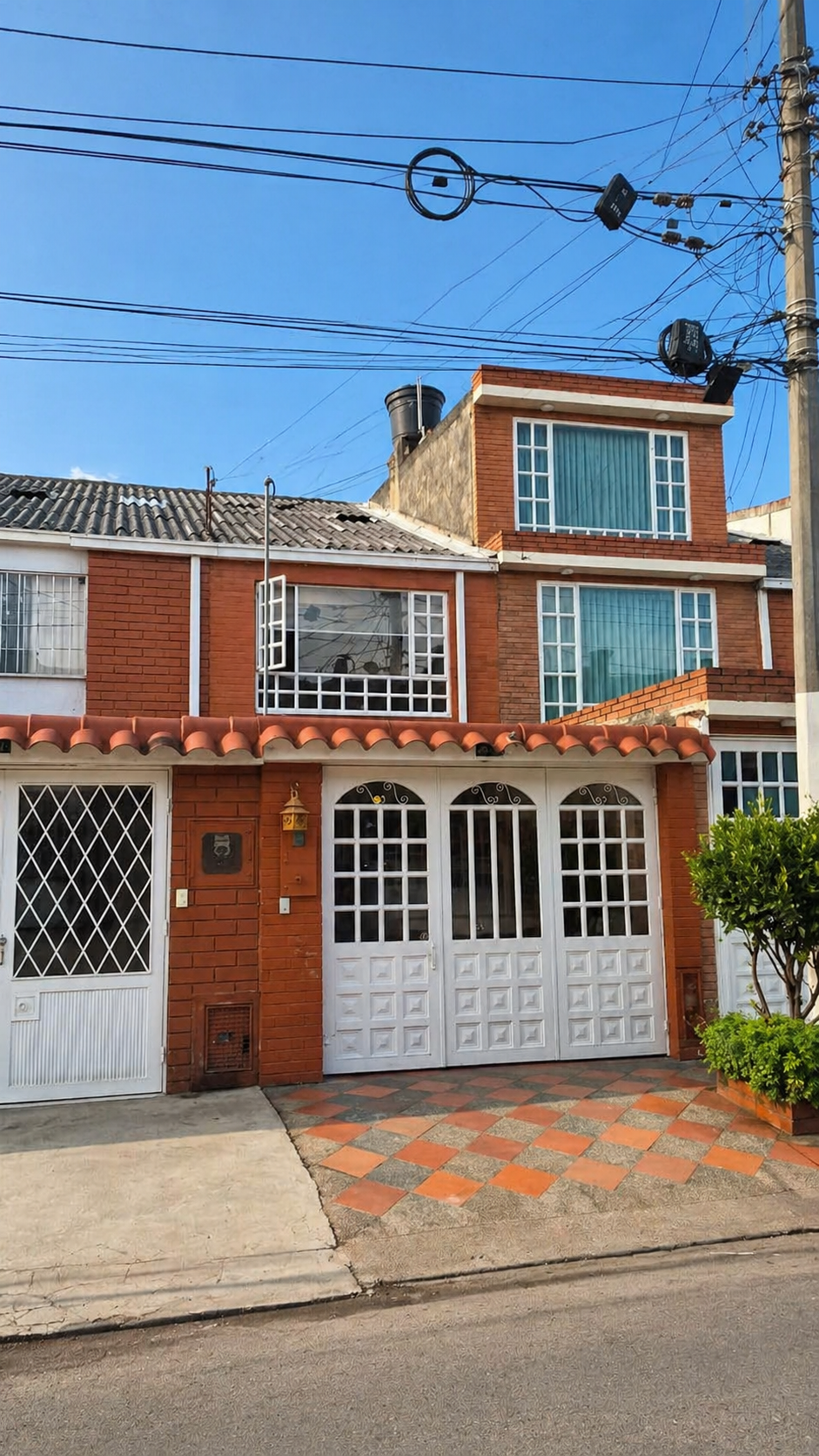Fachada de la casa